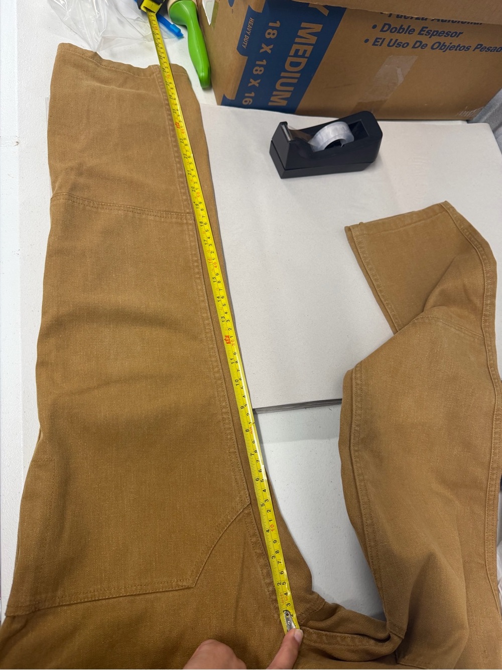 TAYLOR STITCH The Chore Pant in Tobacco Tuff Duck size 31 - Picture 12 of 13